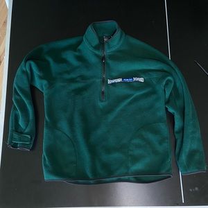 Kavu Quarter Zip Dark Green Fleece Size M